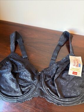 Triumph Black Lace Support Bra